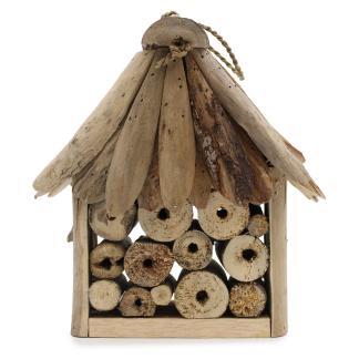 Bienen- und Insektenhaus aus Treibholz